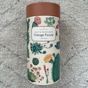 Cavallini & Co. Vintage Jigsaw Puzzle - Cacti & Succulents